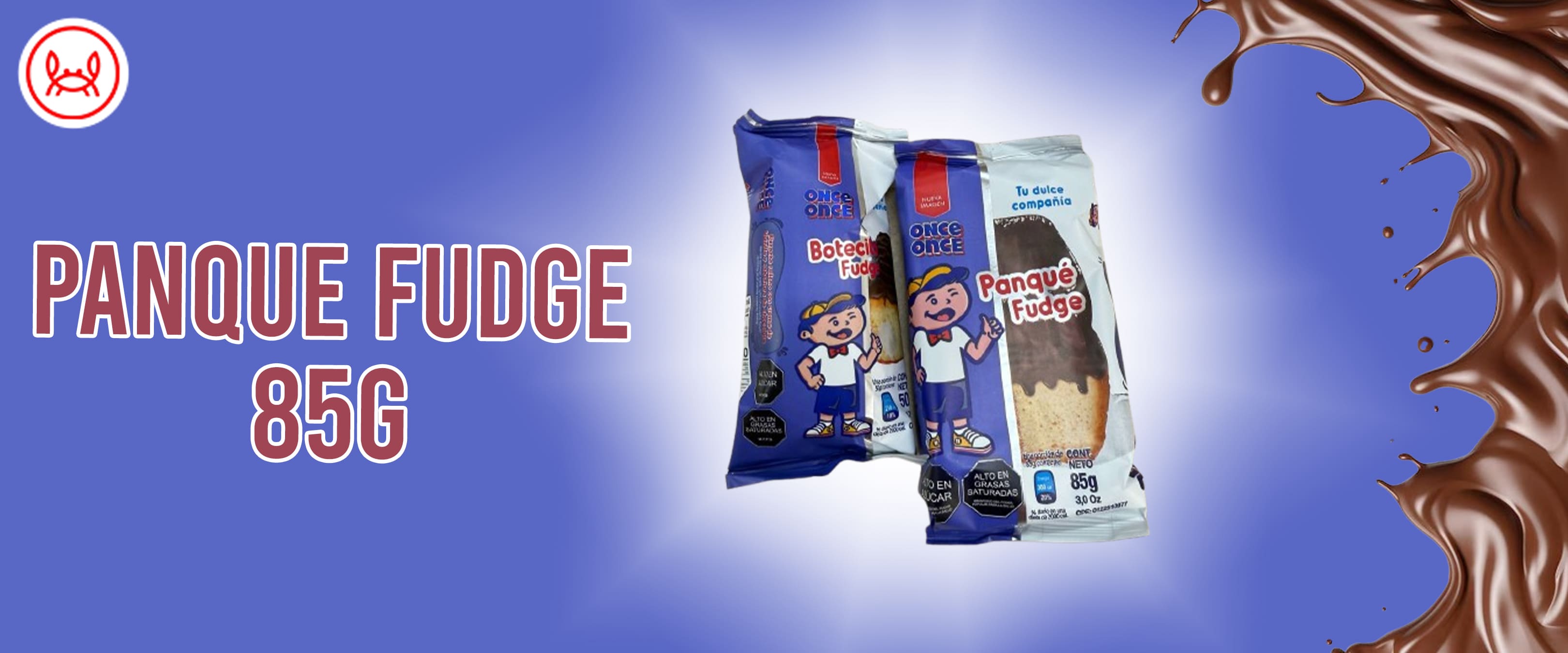 PANQUE FUDGE 85 GRAMOS 